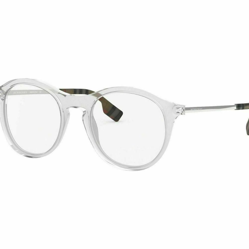 Burberry Clear 50mm Eyeglasses - Picture 2 of 4